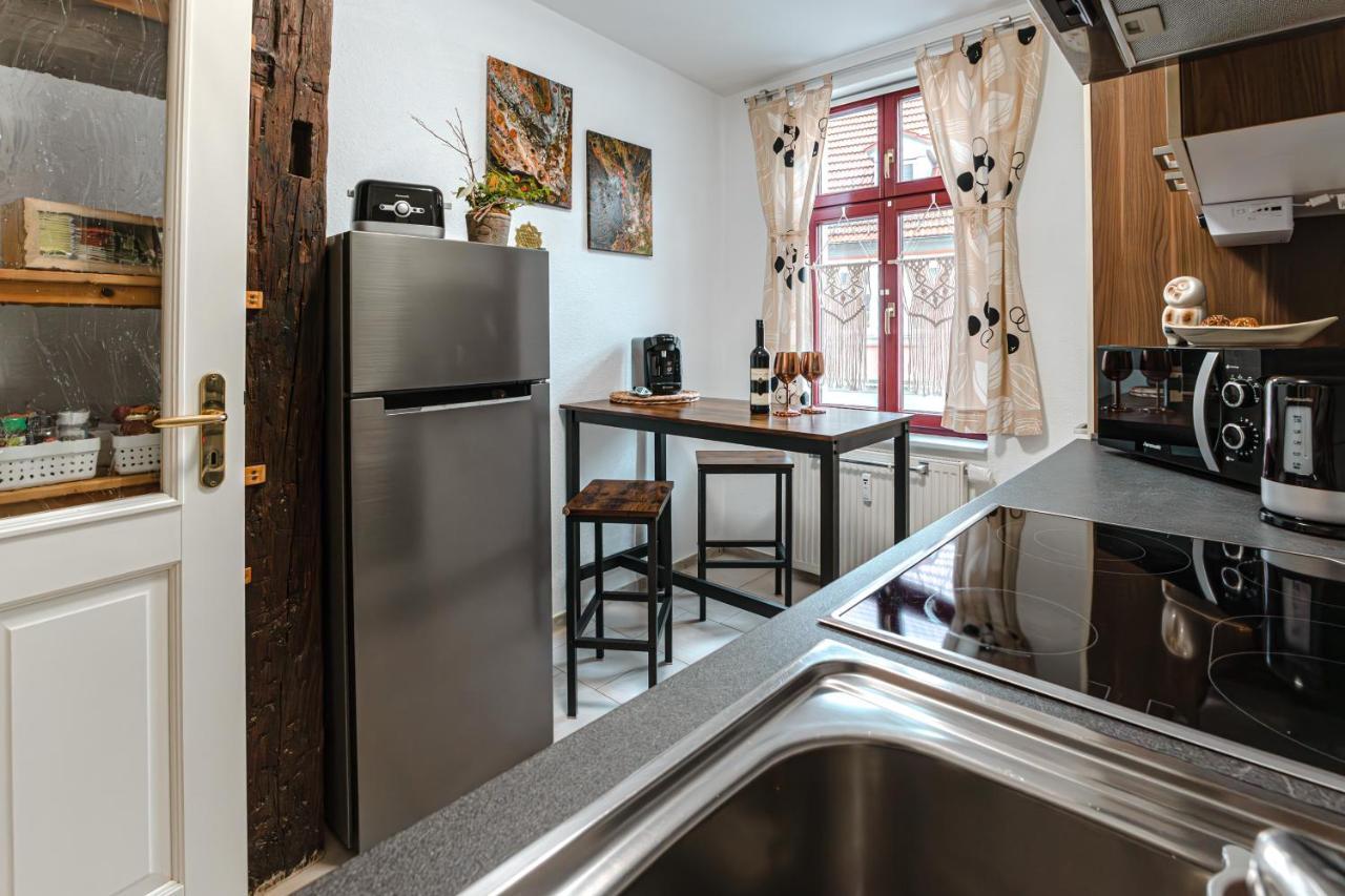 Naumburger Charme "Schwarzes Gold" Apartment Naumburg  Bagian luar foto